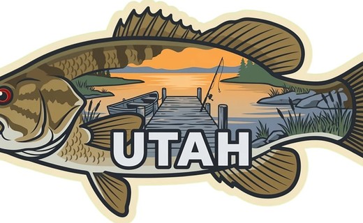 Utah Carp sticker artwork